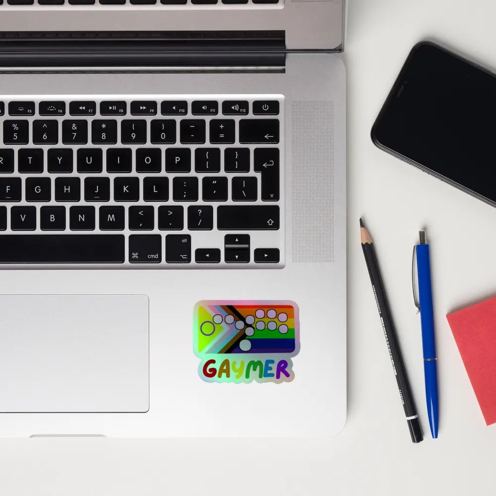 PRIDE - Gaymer Holographic Sticker product image (10)