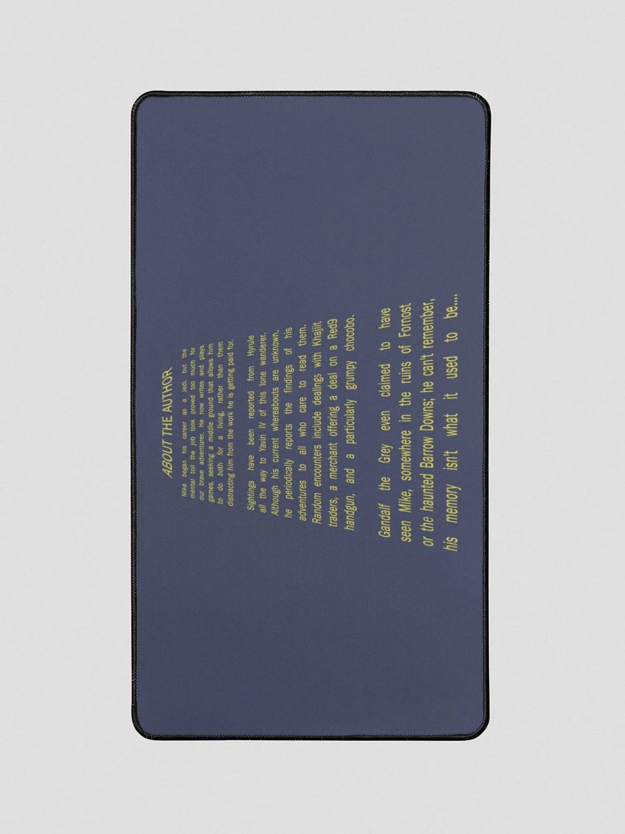 About the Author, the computer mat product image (1)