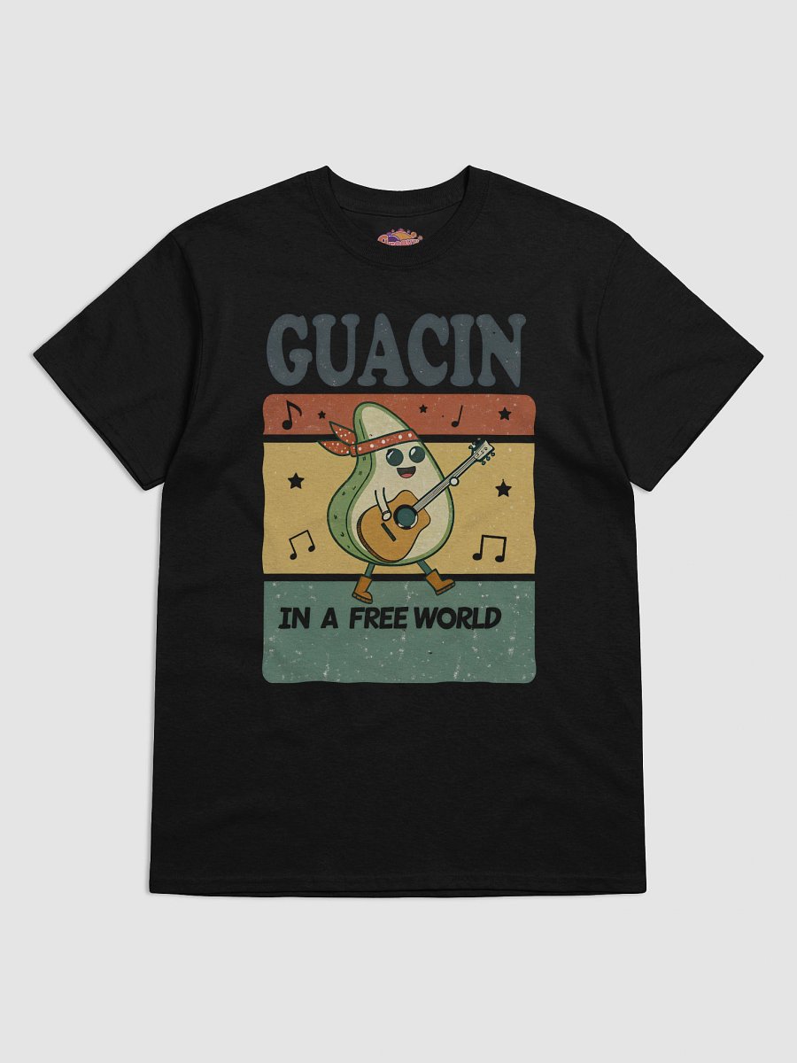 Guacin in a Free World Avocado Guitarist T-Shirt product image (1)