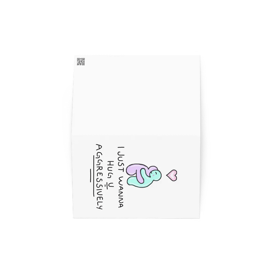I Just Wanna Hug You Agressively card product image (4)
