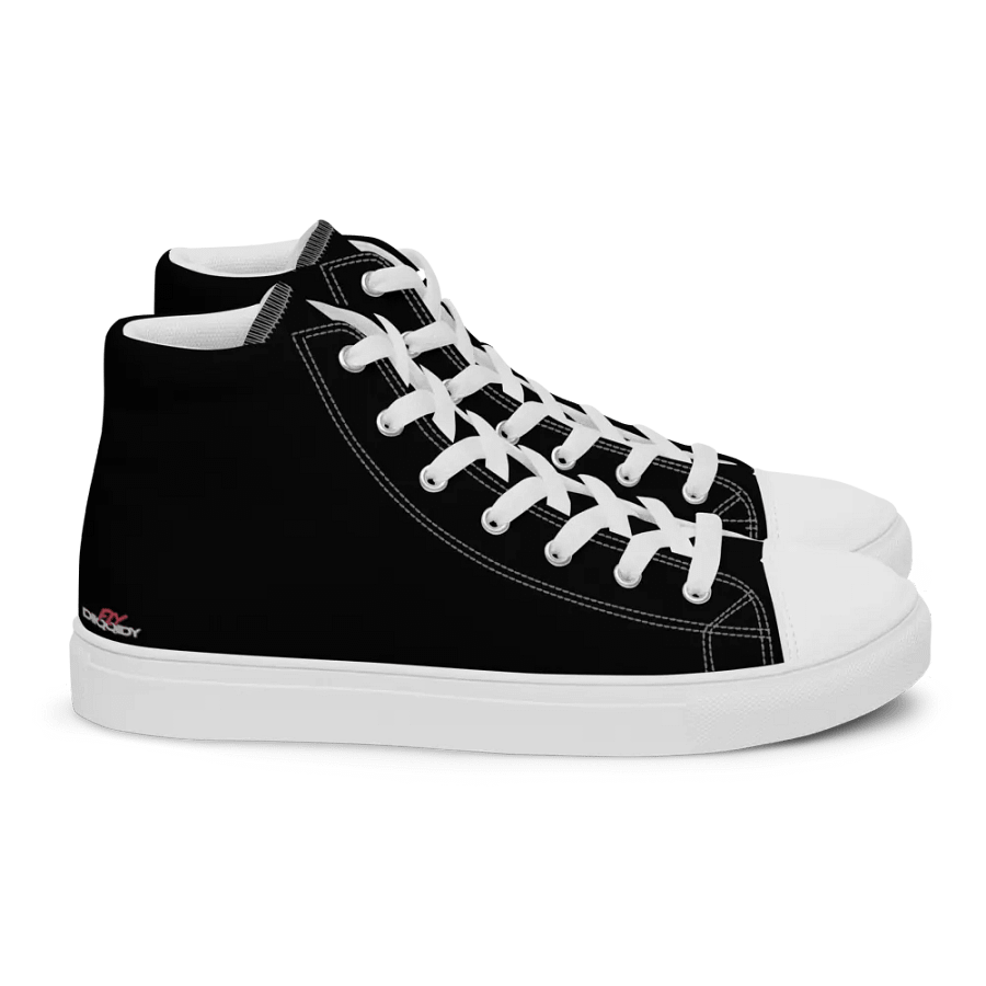 Fly Diiqqiidy Black/White Women's High Top Canvas Shoes product image (16)
