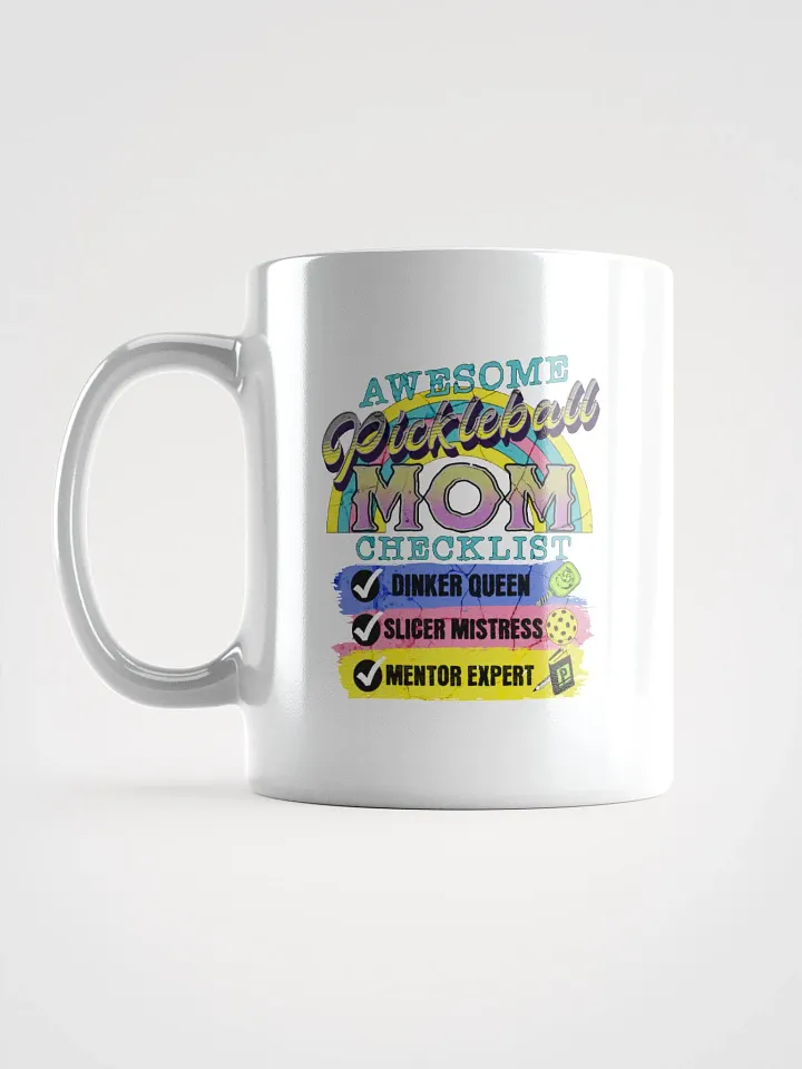 Mom Checklist Pickleball Mug product image (1)