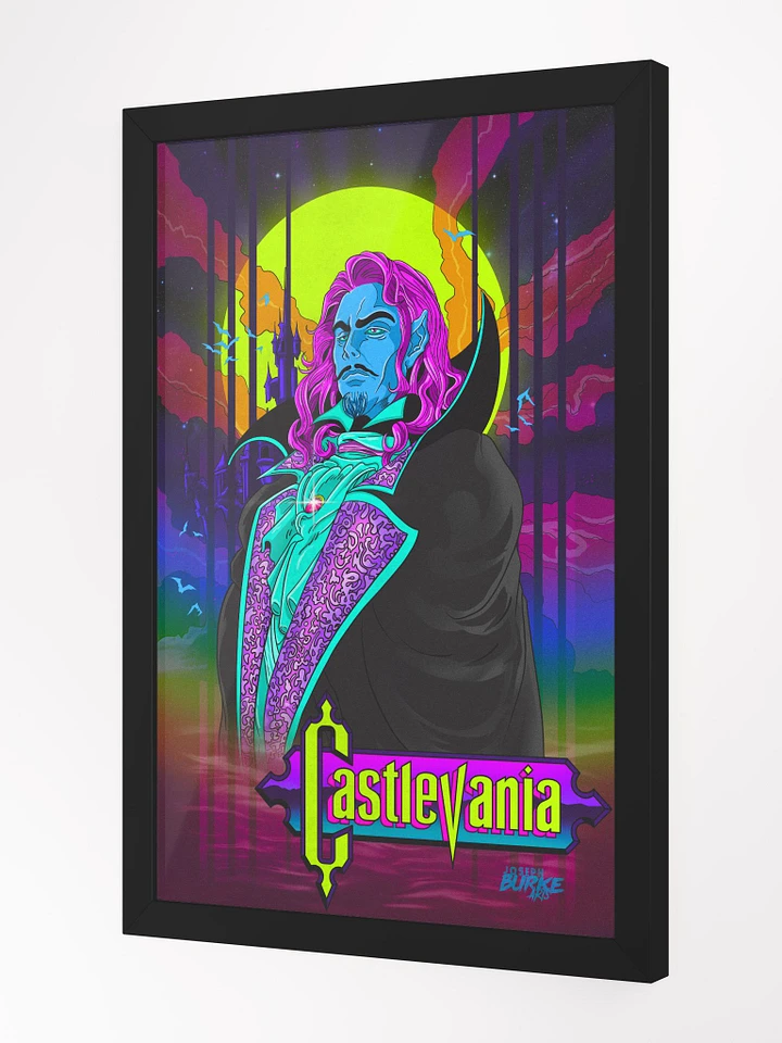 Castlevania Neon Tribute Framed Art product image (1)