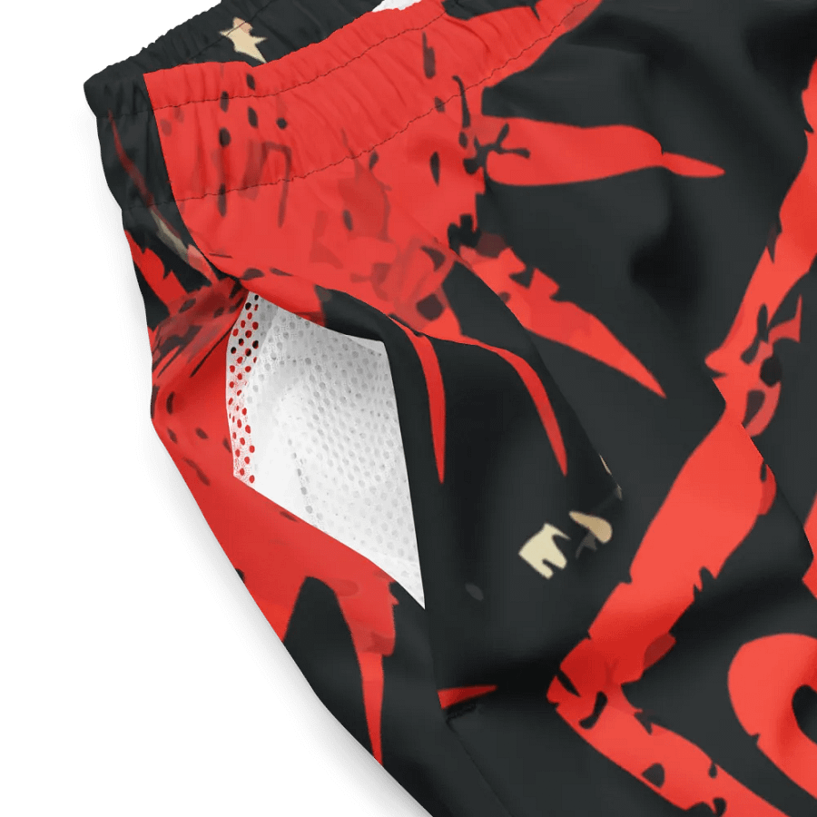 Censored Stamp All-Over Swim Shorts product image (4)