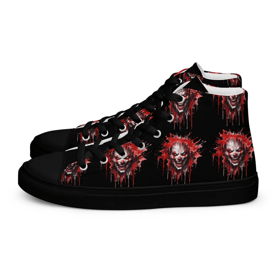 Sinister Clown Scream Men's High Tops product image (1)