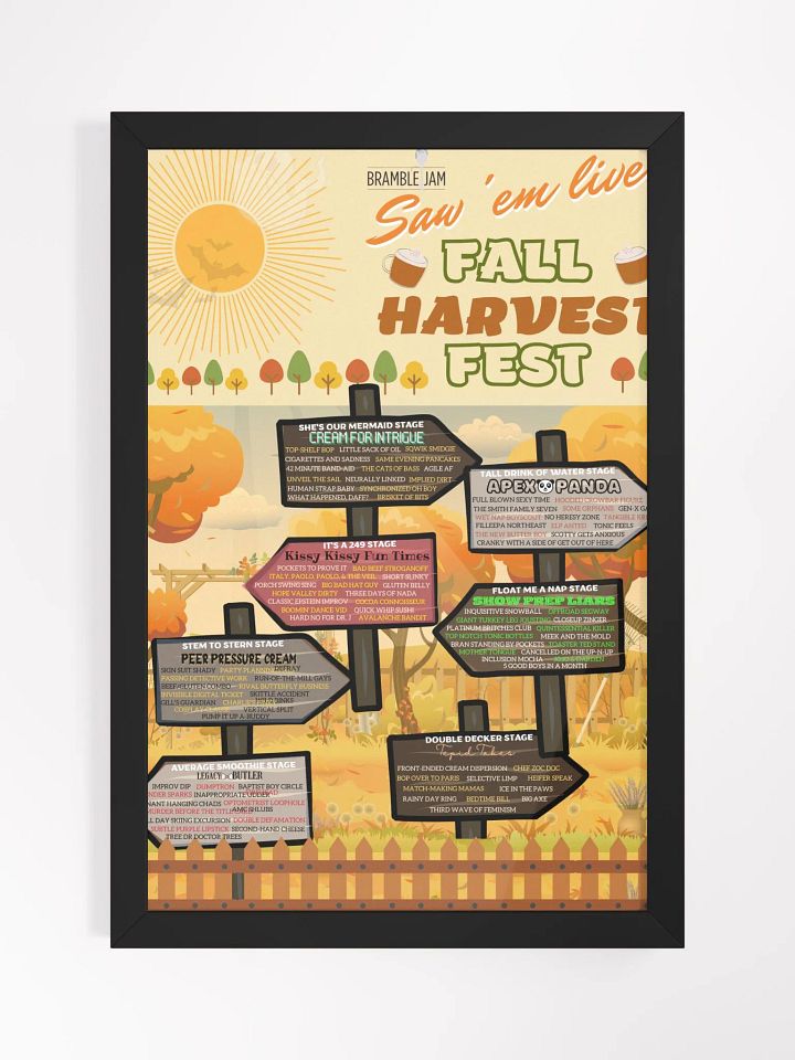 Saw 'Em Live - Fall Poster product image (1)