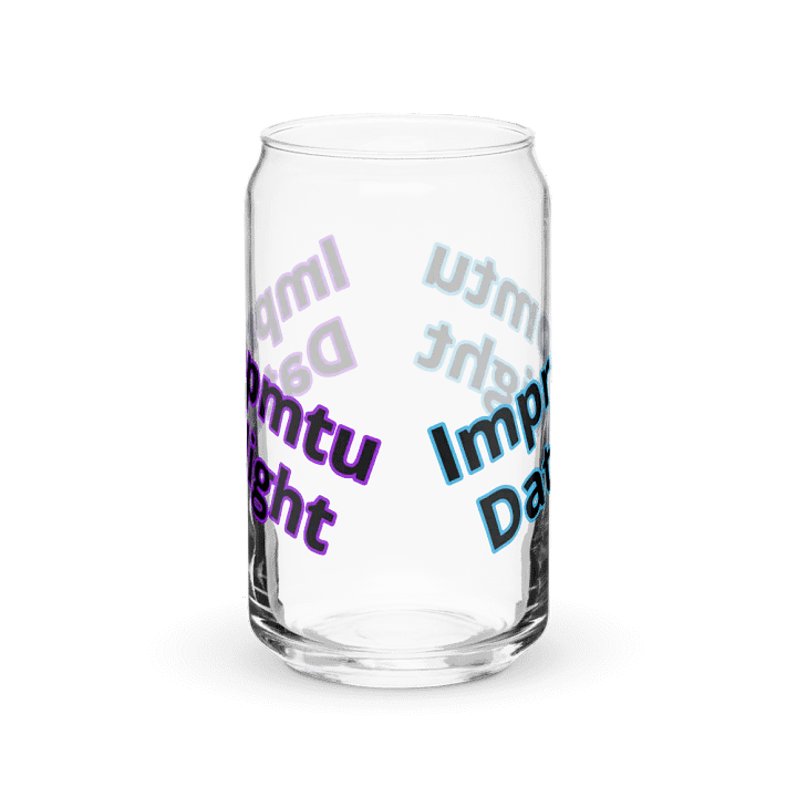Impromptu DateNight Can-Shaped Glass Set product image (6)