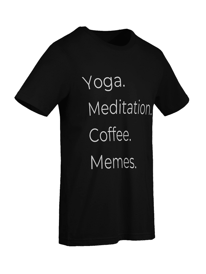 Yoga Meditation Coffee Memes Unisex T Shirt product image (7)