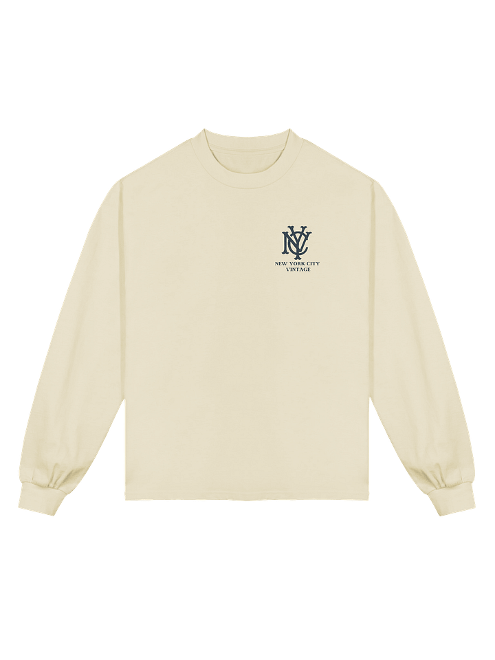 NY City Vintage Monogram Heavyweight Long Sleeve Tee product image (1)