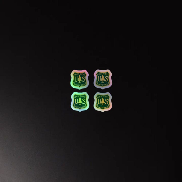 "Forest Service" Holographic Stickers product image (2)