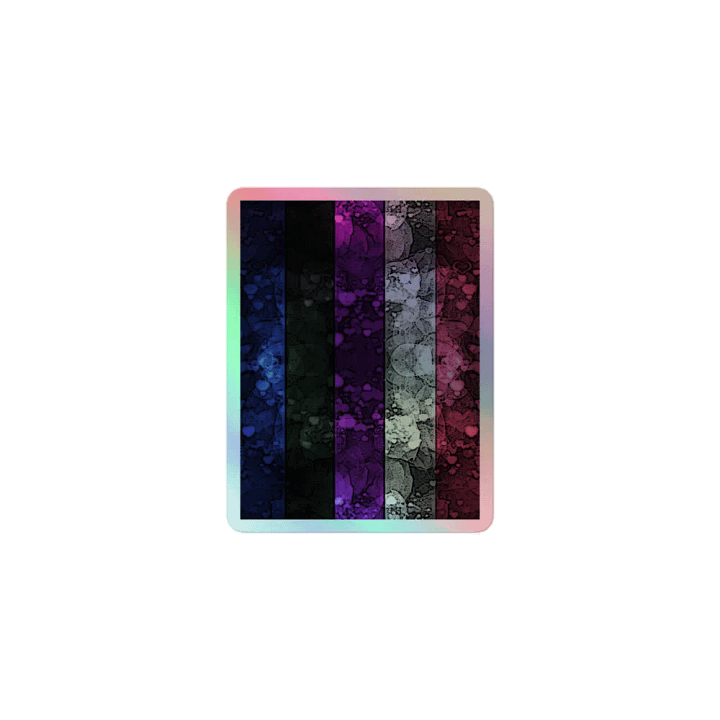 Genderfluid Pride Flag Sticker (Textured Variation) product image (1)