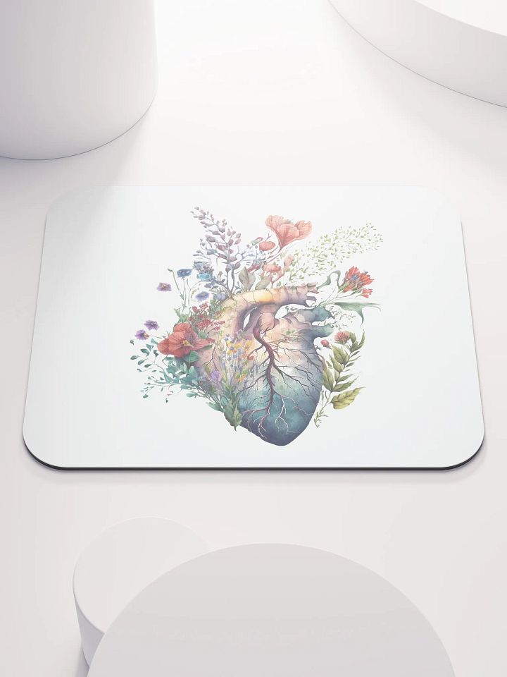 Wildflower Anatomy Heart Mouse Pad product image (1)