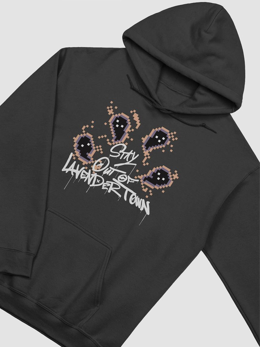 STAY OUT OF LAVENDER TOWN Hoodie (White Print) product image (3)