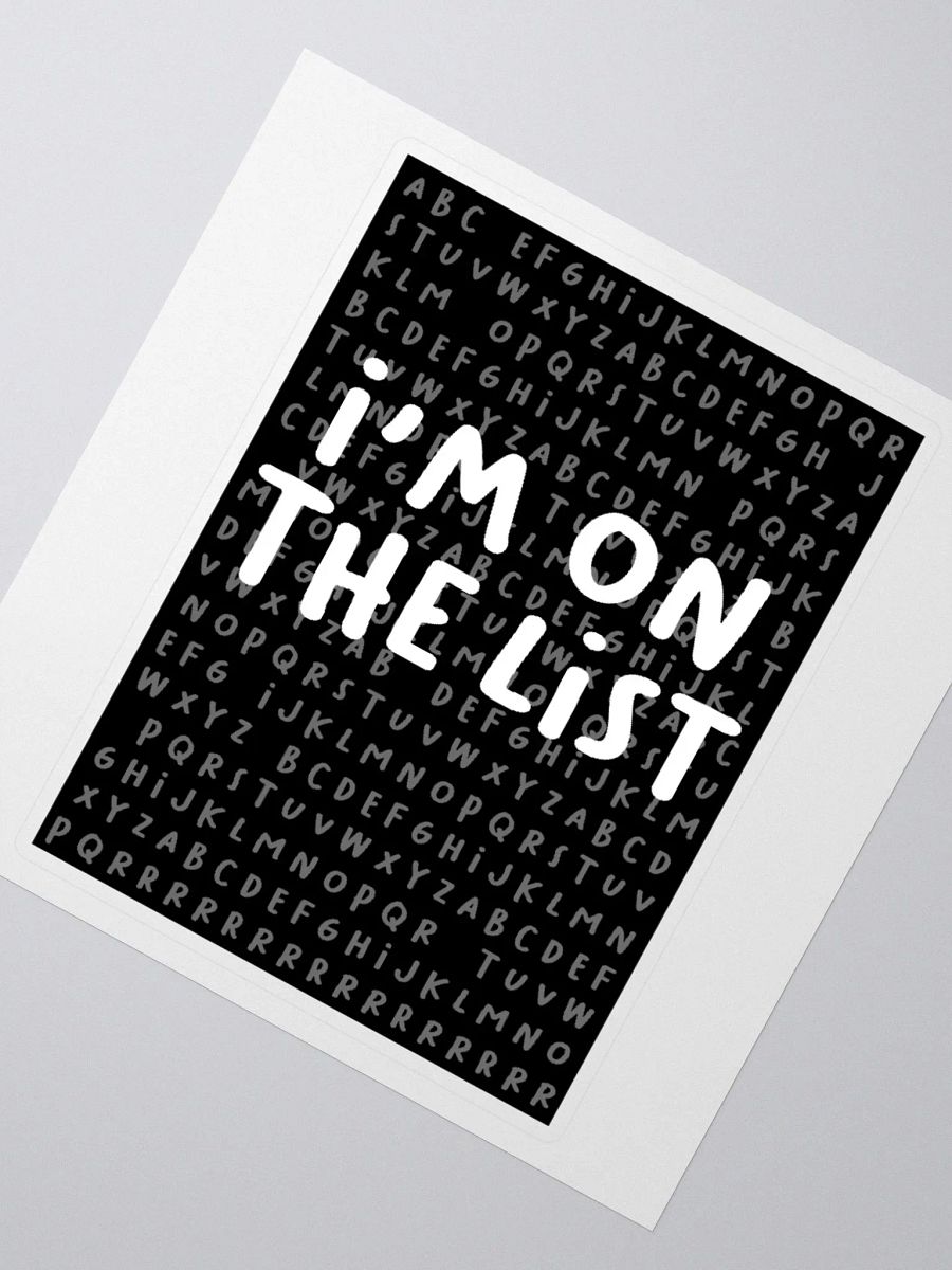 The List Sticker product image (1)