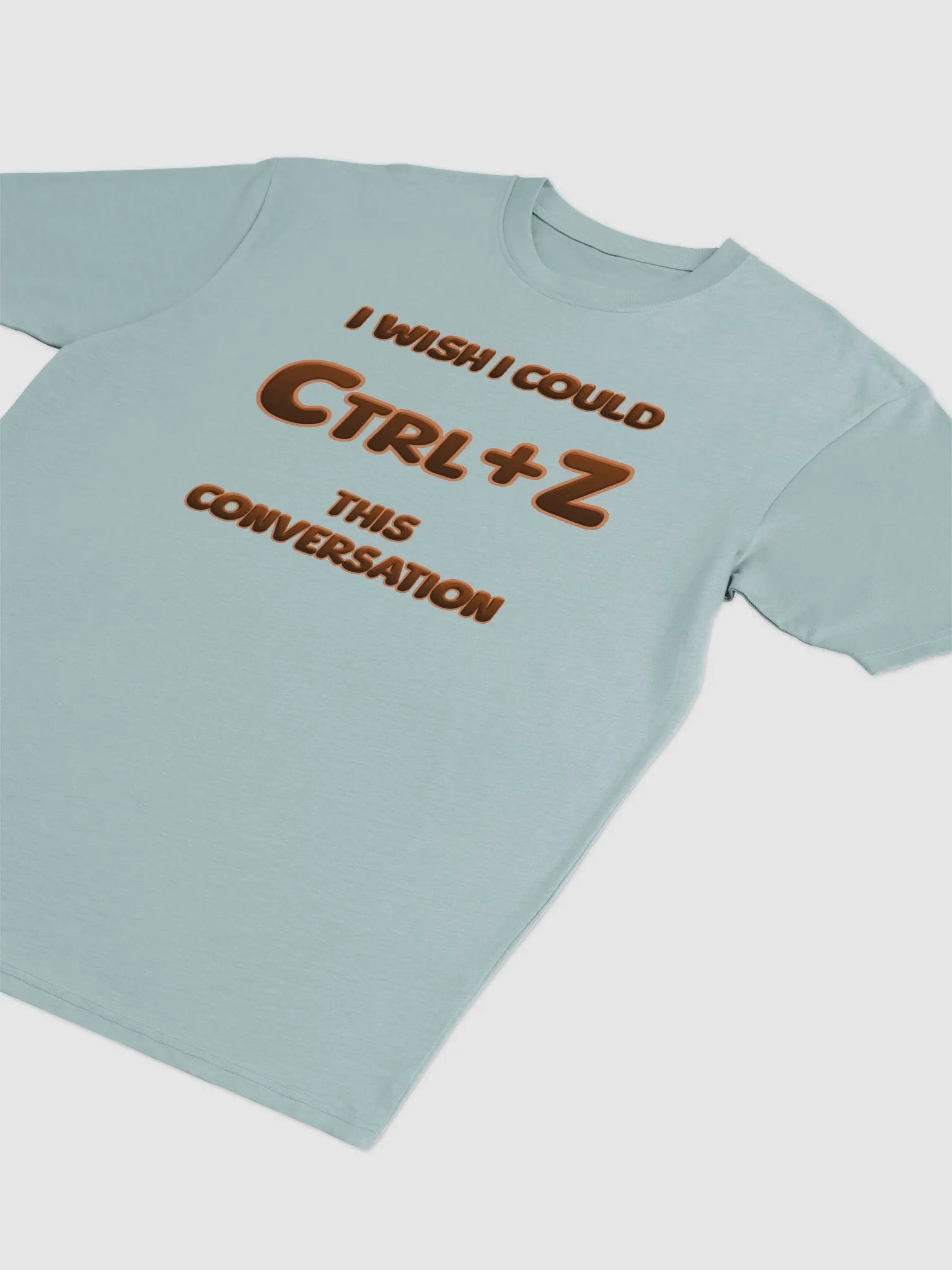 【Ctrl+Z】Orange Text Men's Premium Heavyweight Tee product image (2)