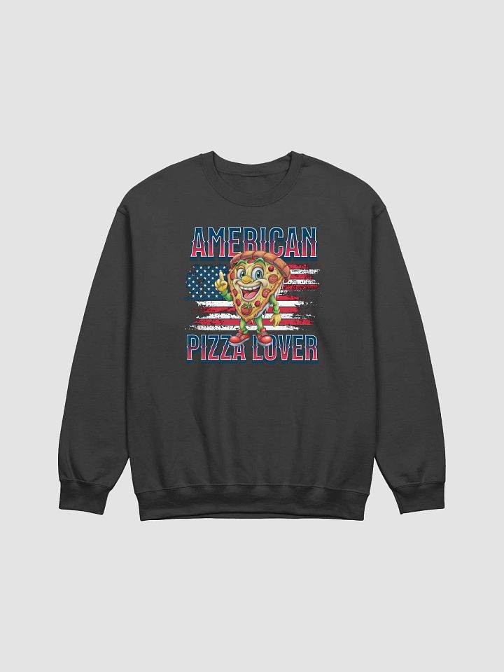 American Pizza Lover Patriotic Crewneck Sweatshirt product image (1)