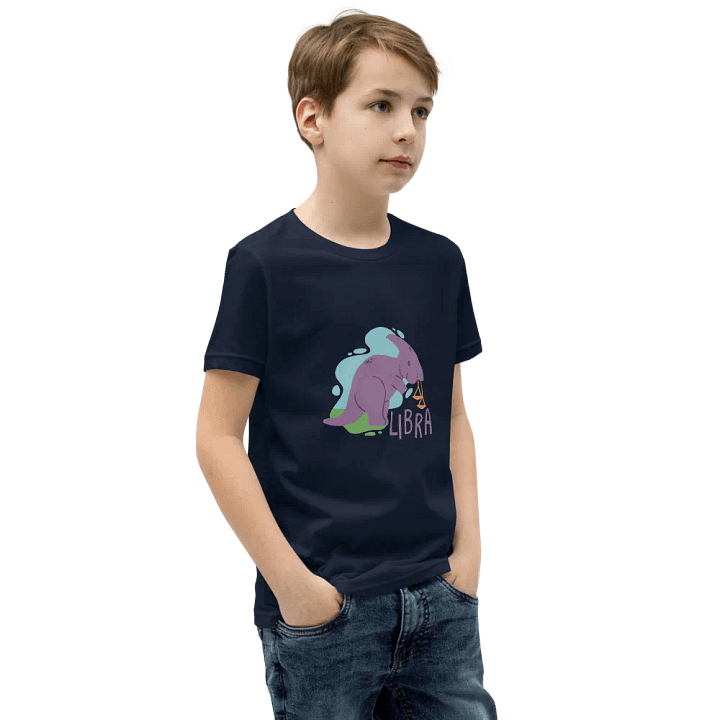 Youth Libra Dino T-Shirt product image (22)