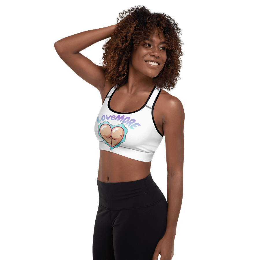 LoveMORE Heart All-Over Padded Sports Bra product image (5)