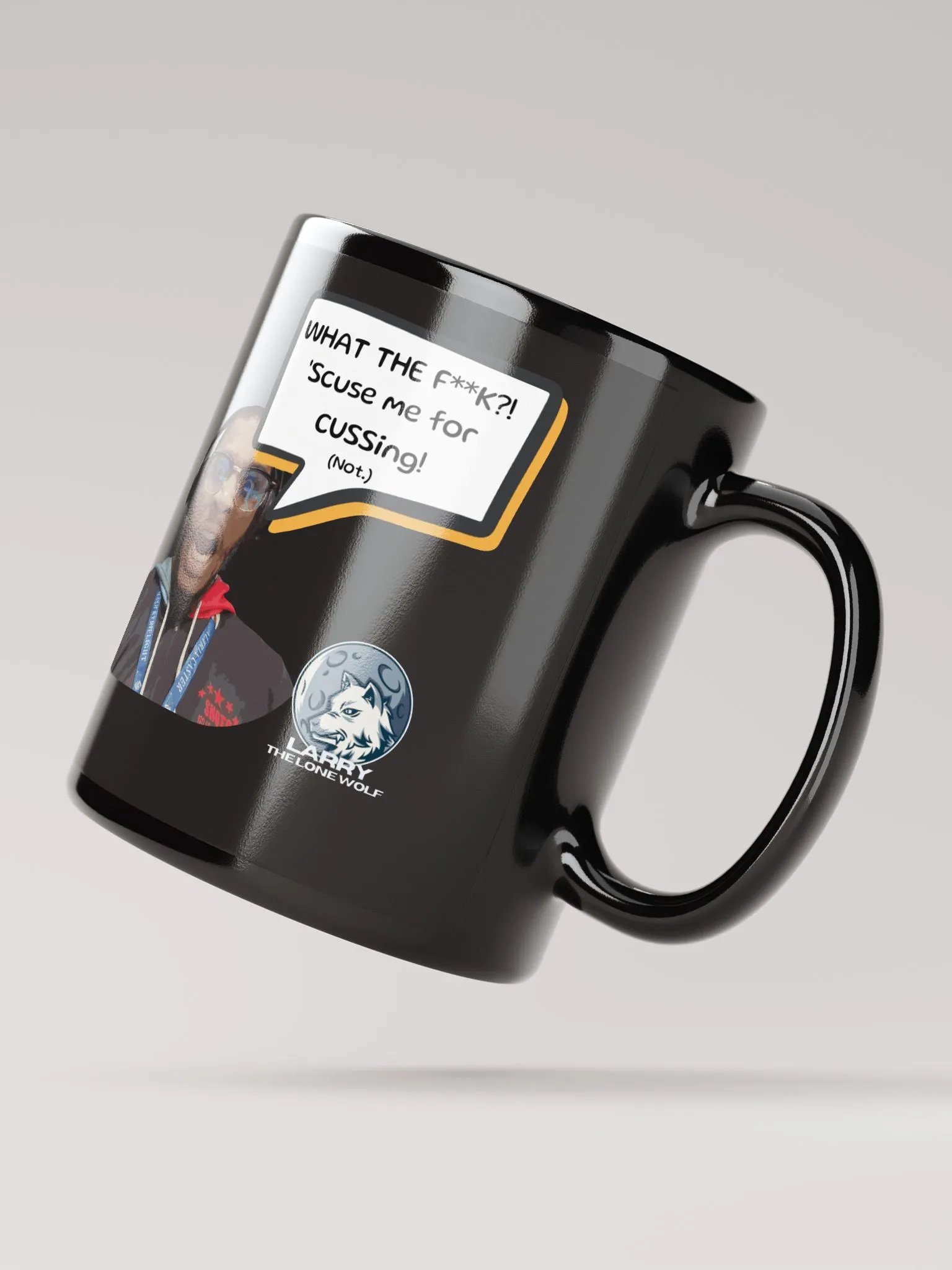 Lone Wolf Cussing Mug product image (9)
