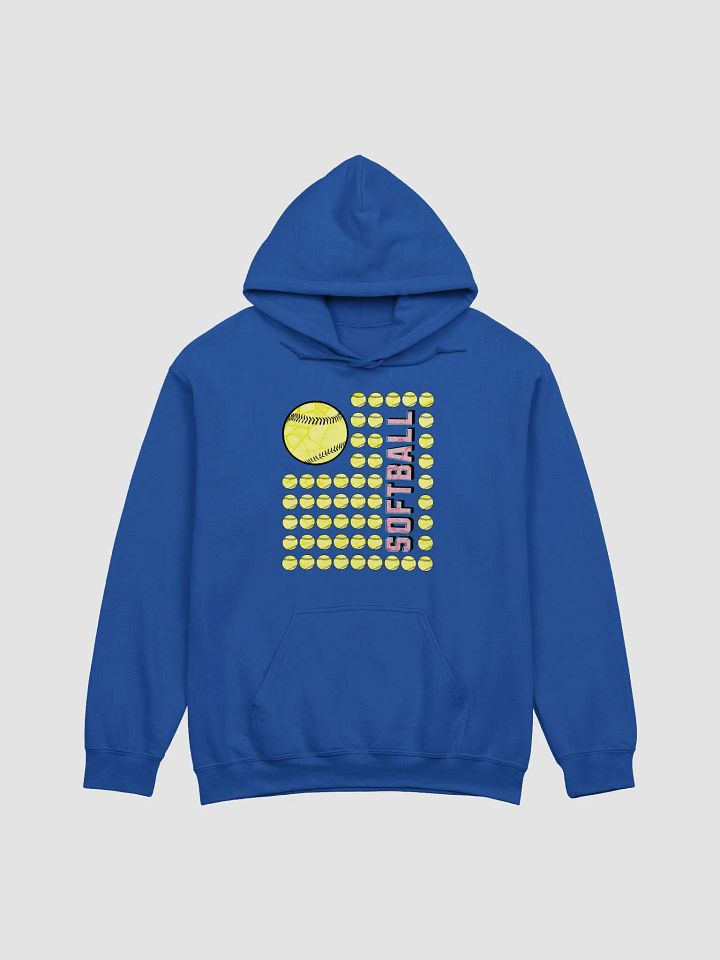 US Flag Softball Heaven Hoodie product image (17)