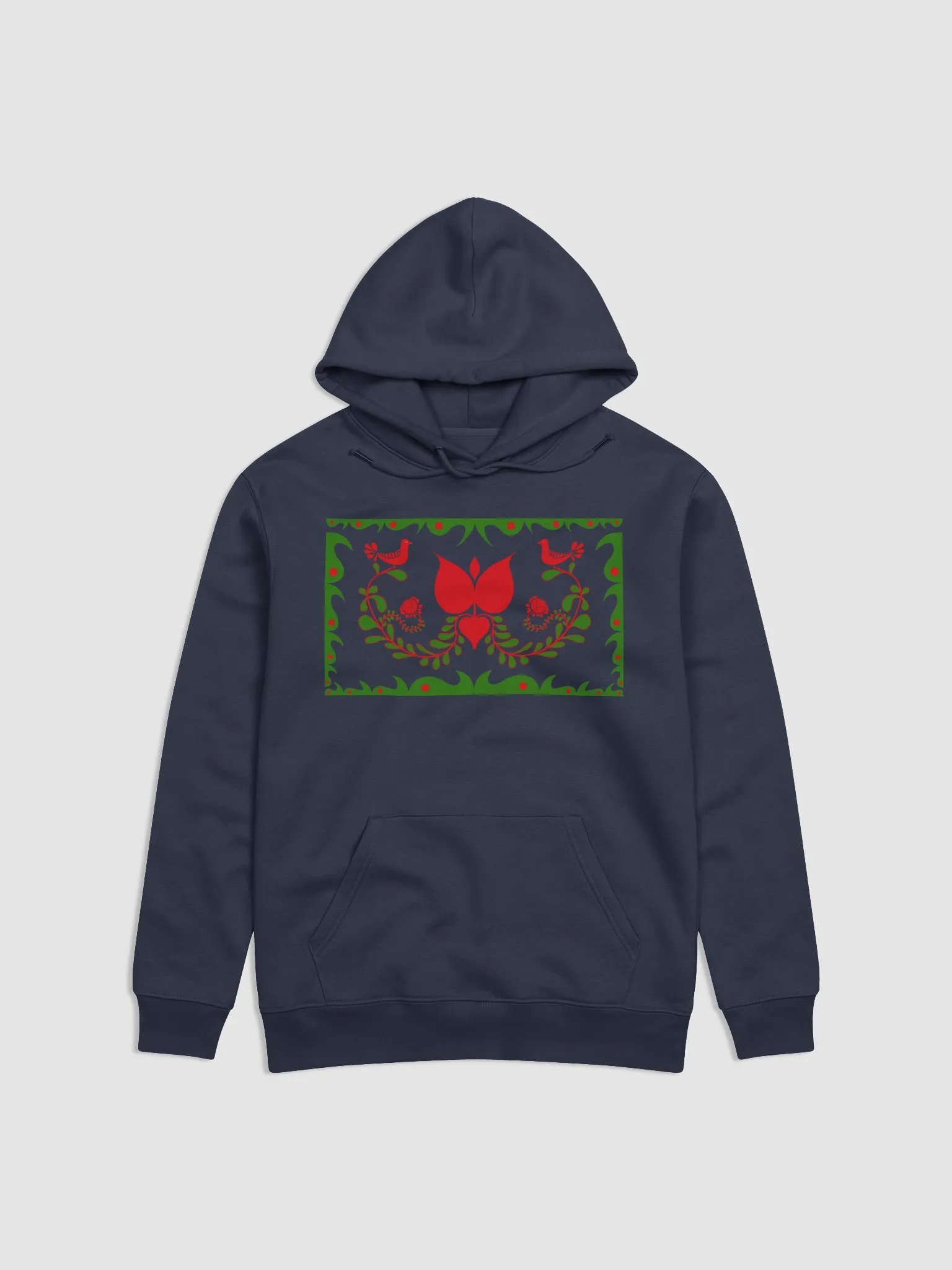 Hungarian Deep Blues Serenade Eco Hoodie product image (1)