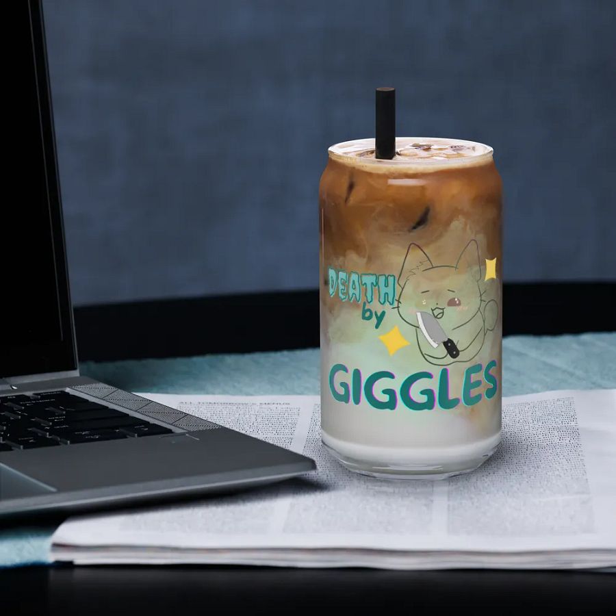 Death by Giggles Can-Shaped Glass product image (4)