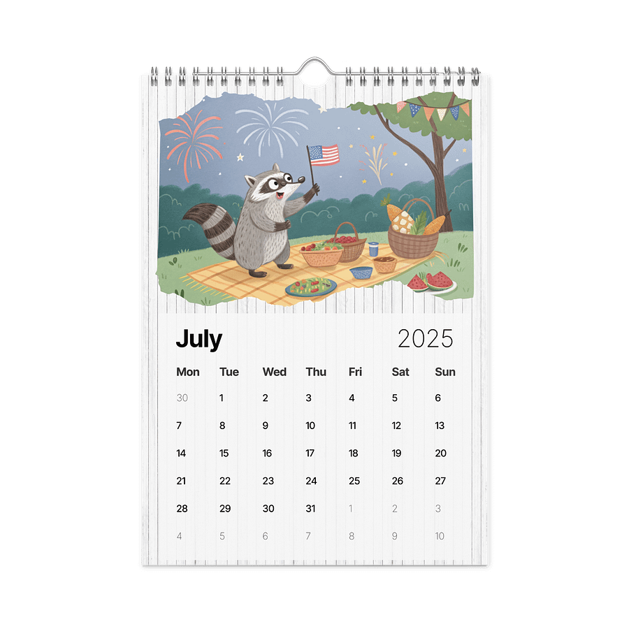 ADORABLE ANIMALS WALL CALENDAR 2026 product image (7)