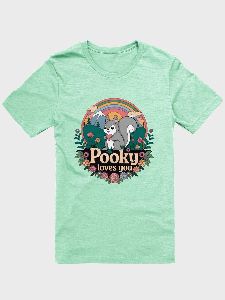 Supersoft and lightweight tee: Pooky loves you retro product image (1)