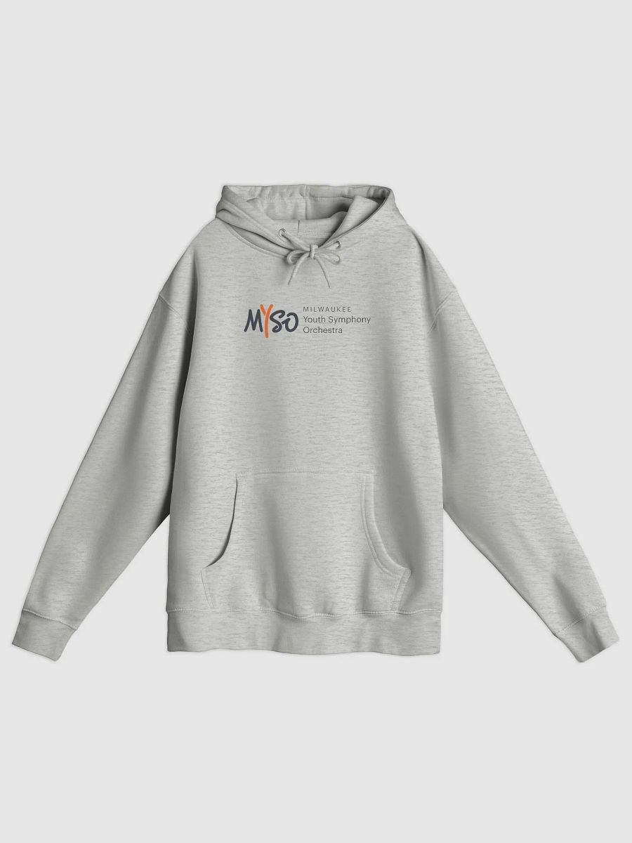 MYSO Grey Hoodie with Color Full Logo product image (1)
