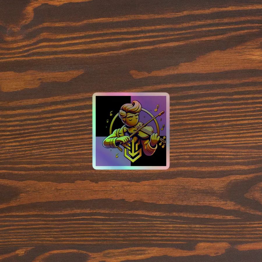 Golden Fiddle Icon Sticker product image (3)