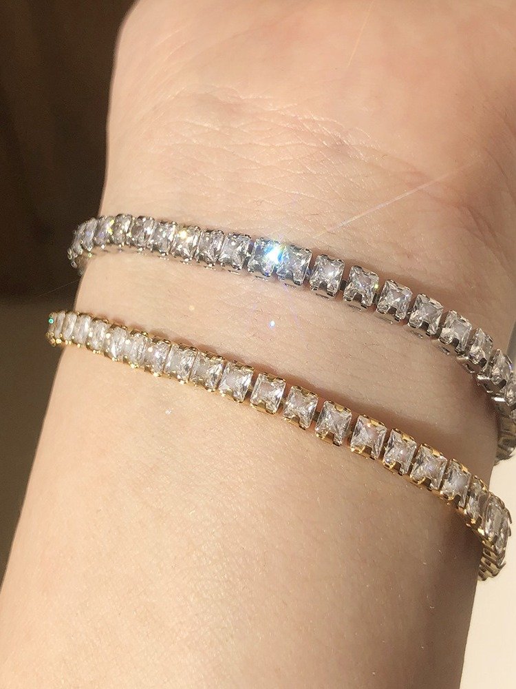 Lux Tennis Bracelet | 18K Gold Plated product image (3)