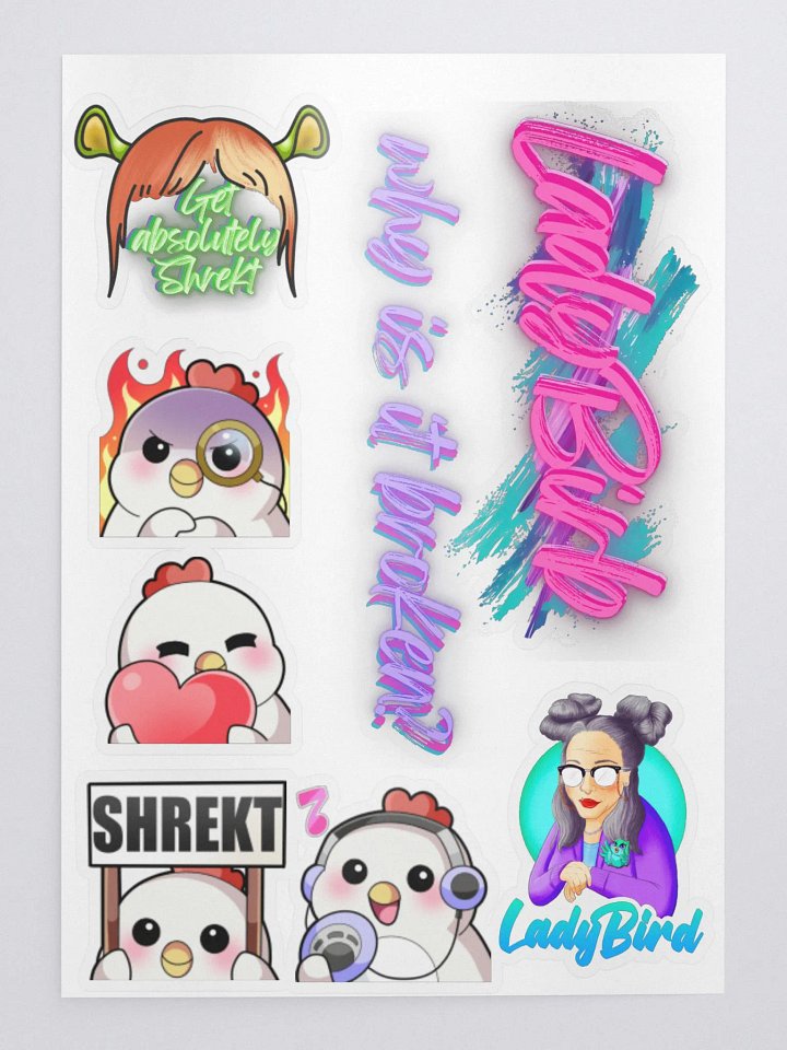 Lady Birb Sticker Pack product image (2)