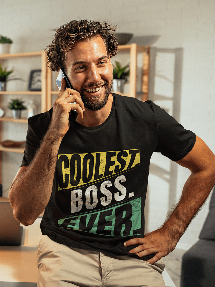 Special Edition Heavyweight T-Shirt – Coolest Boss Ever | Ultra-Soft, Elevated Fit & Leadership-Inspired product image (2)