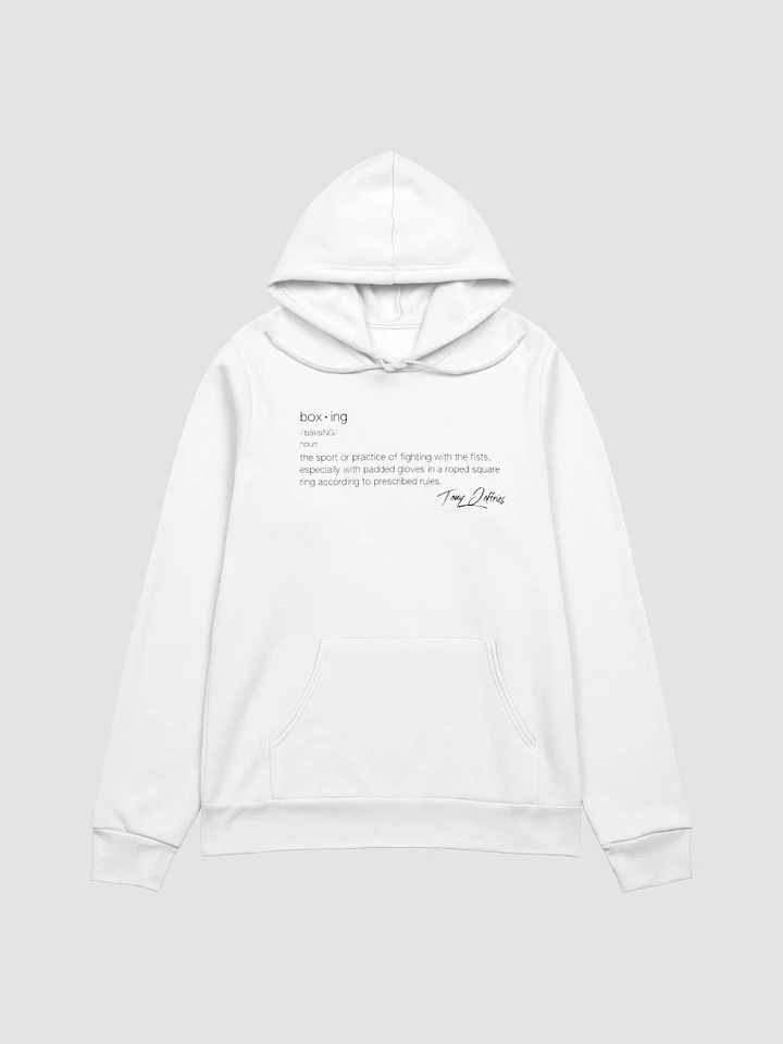 Boxing Definition Hoodie - White product image (1)