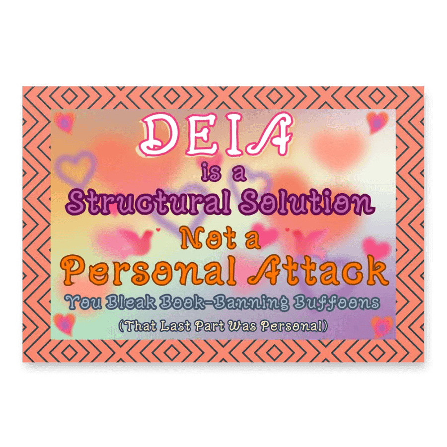 Hands Off DEIA, Structural Solution, Protest Papers product image (3)