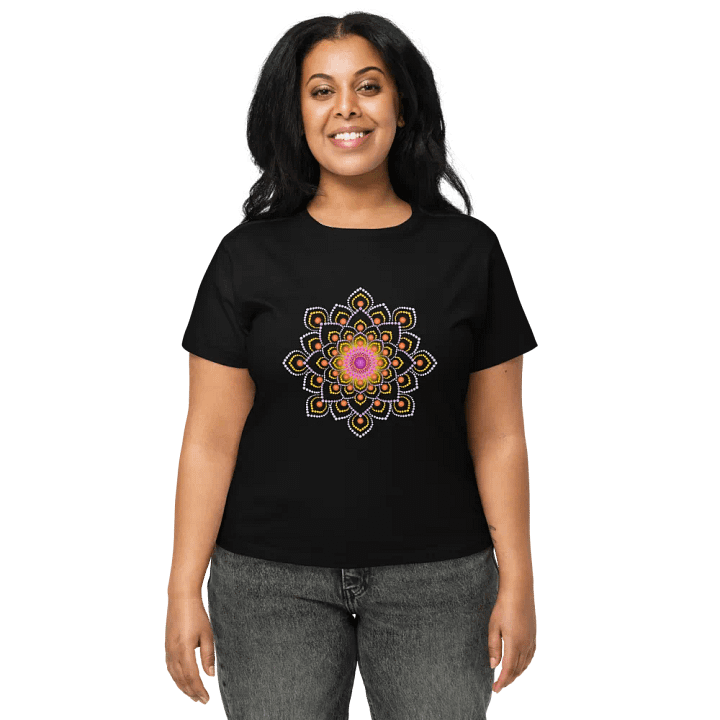 Simple Colorful Dot Mandala T-Shirt product image (1)