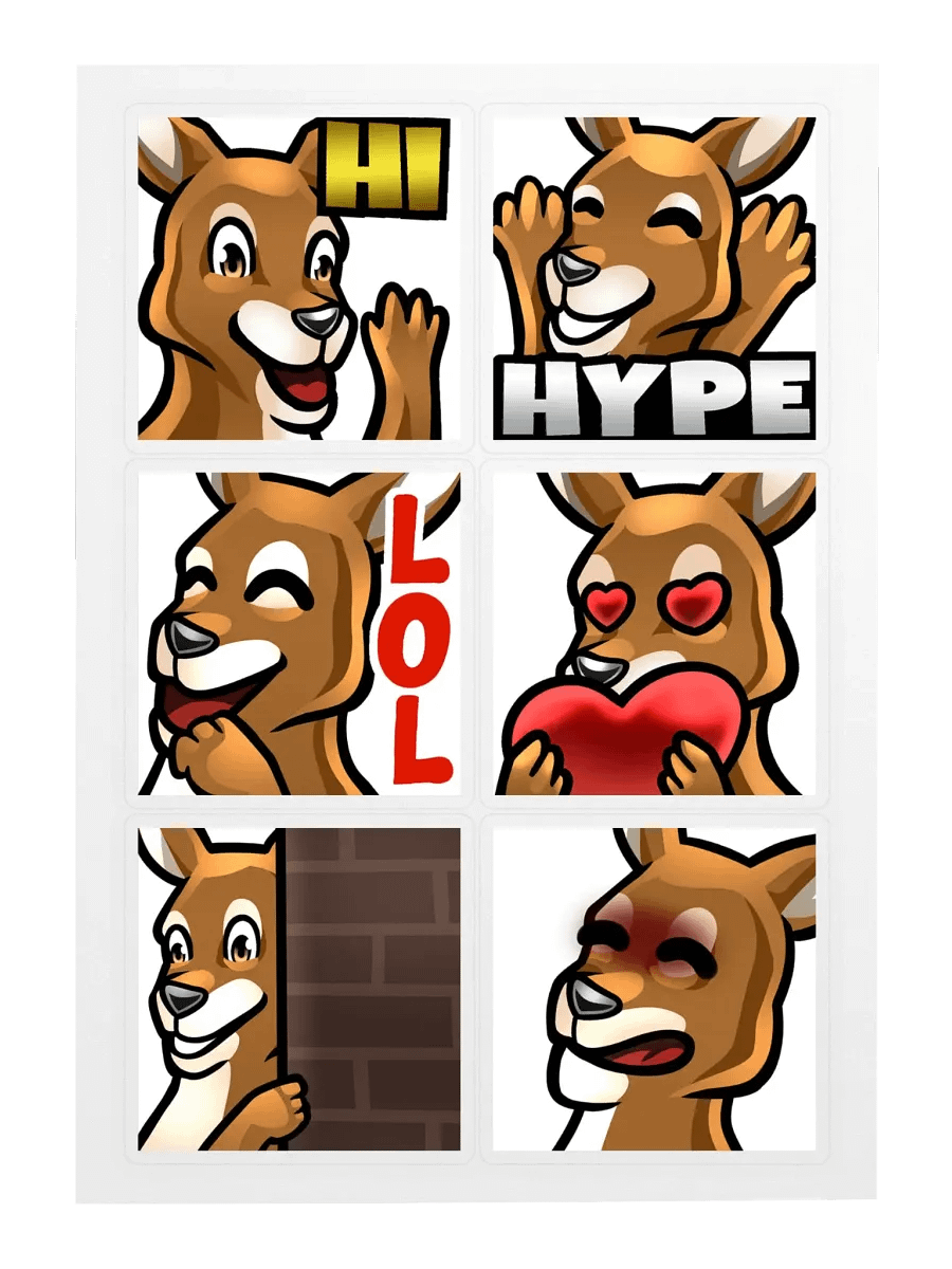 Emote Sticker Pack 2 product image (1)