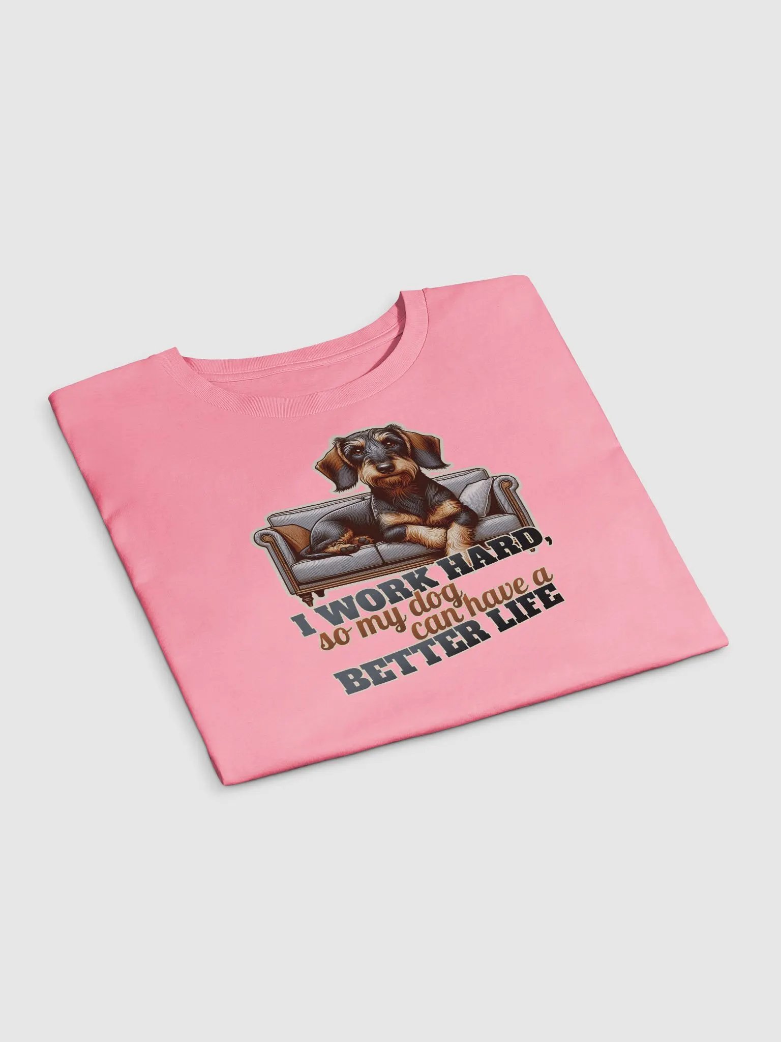 Work Hard – Dachshund - Premium Crop Top product image (19)