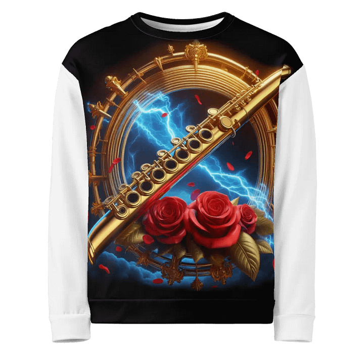 Electric Golden Flute Symphony - Unisex Sweatshirt #10 product image (1)