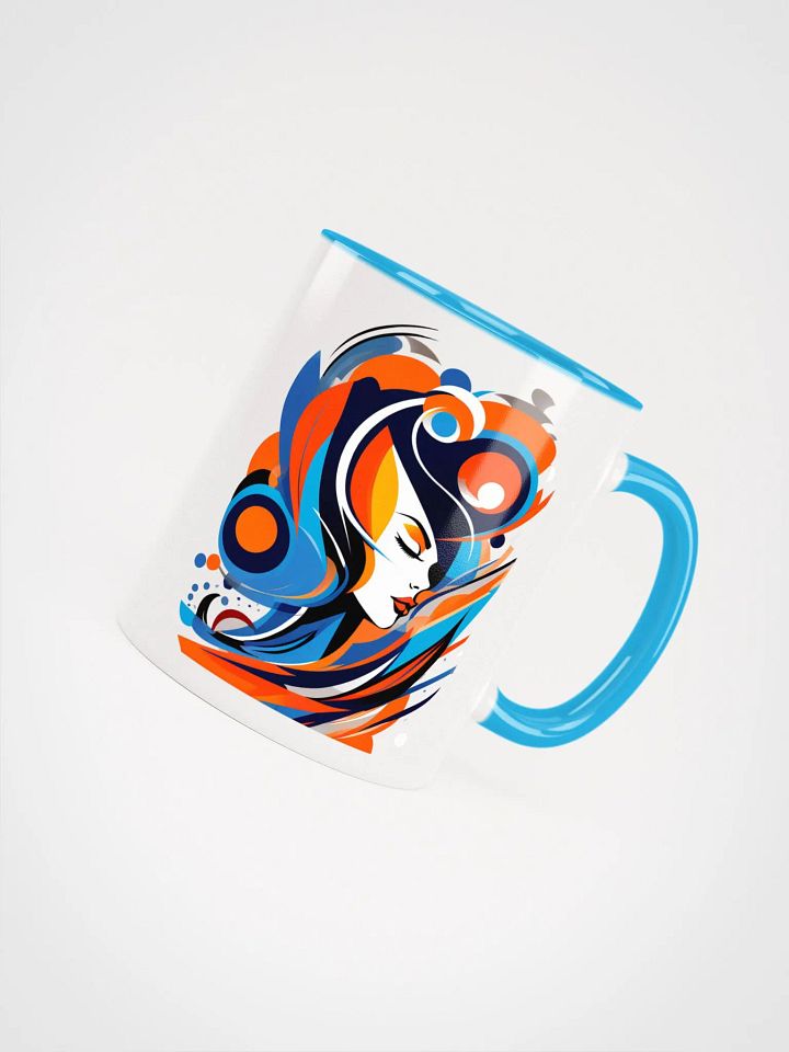 Passion - Abstract Art - Ceramic Mug with Color Inside product image (2)