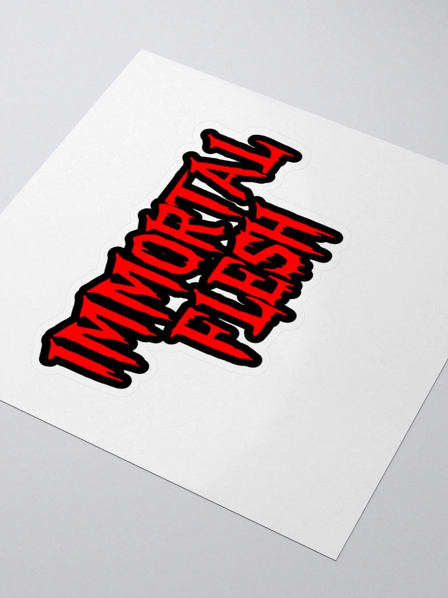Flesh Logo Sticker (Red) product image (3)