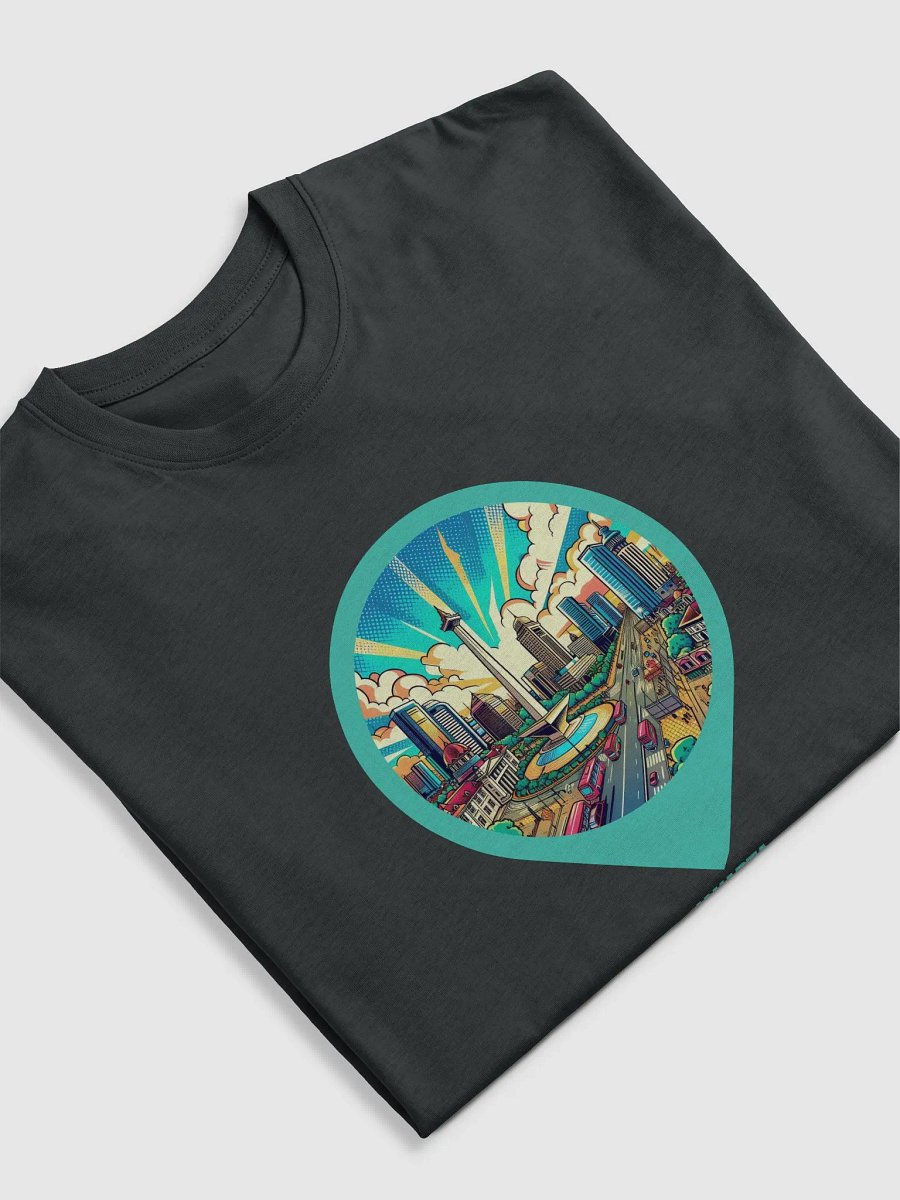 City Pin Skyline Men's Tee | AI Design Jakarta city product image (5)