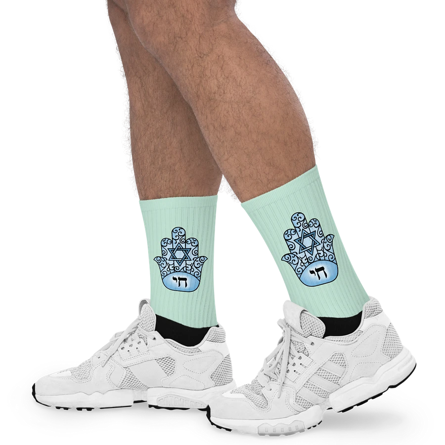 Chai Socks- Hamsa in Blue product image (18)