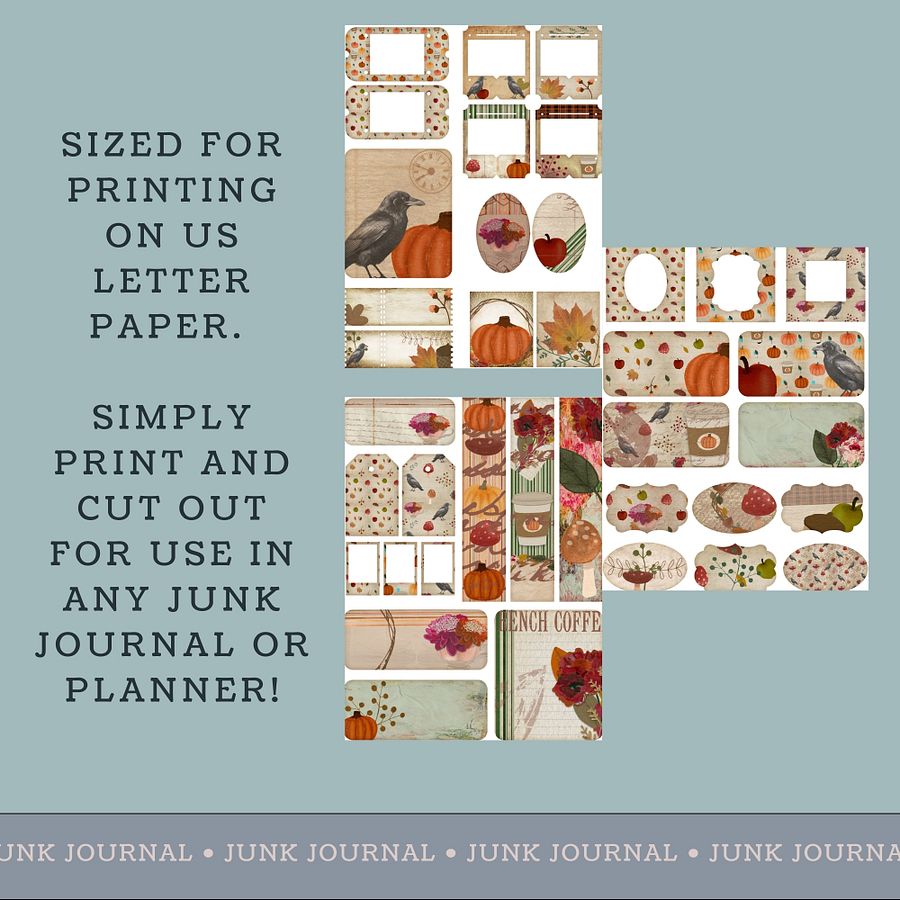 October Aesthetic - Printable Ephemera Set 1 V1 product image (3)