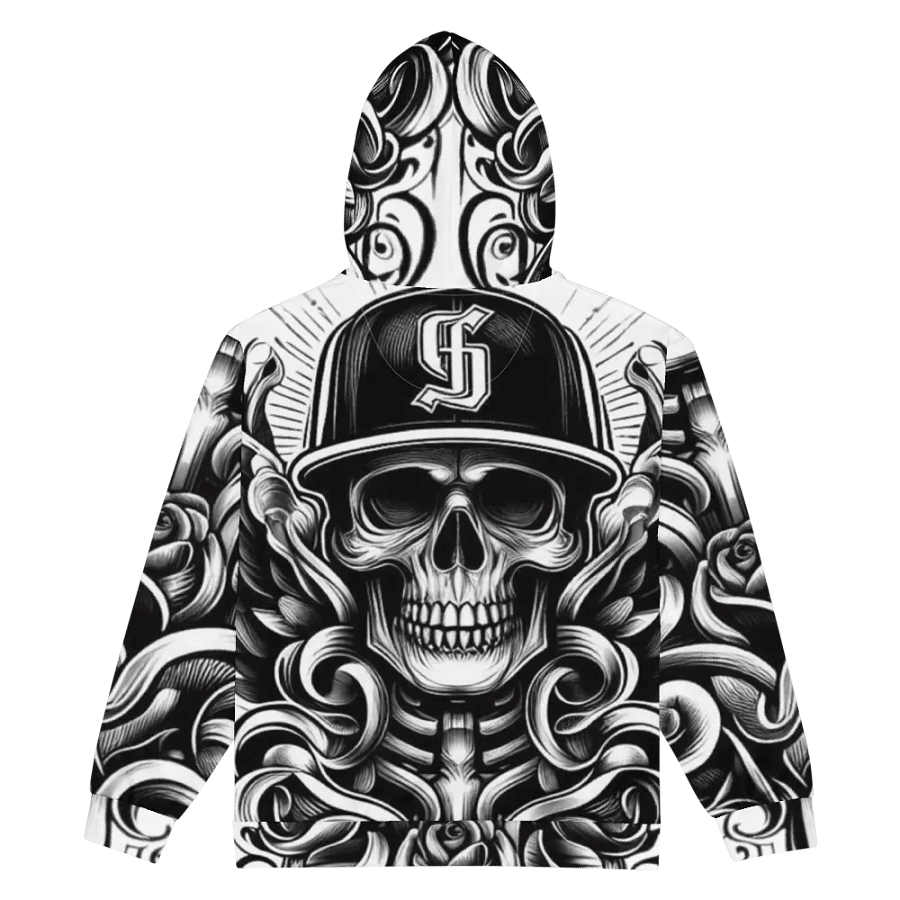 Savage Skull Zip Hoodie product image (2)