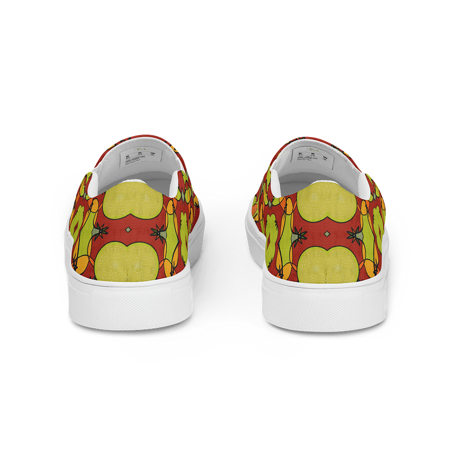 Tomato Glow – Women's Slip-On Canvas Shoes product image (4)