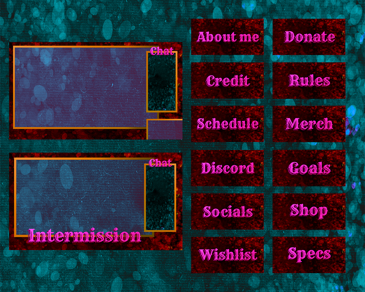Bloody red overlays product image (1)