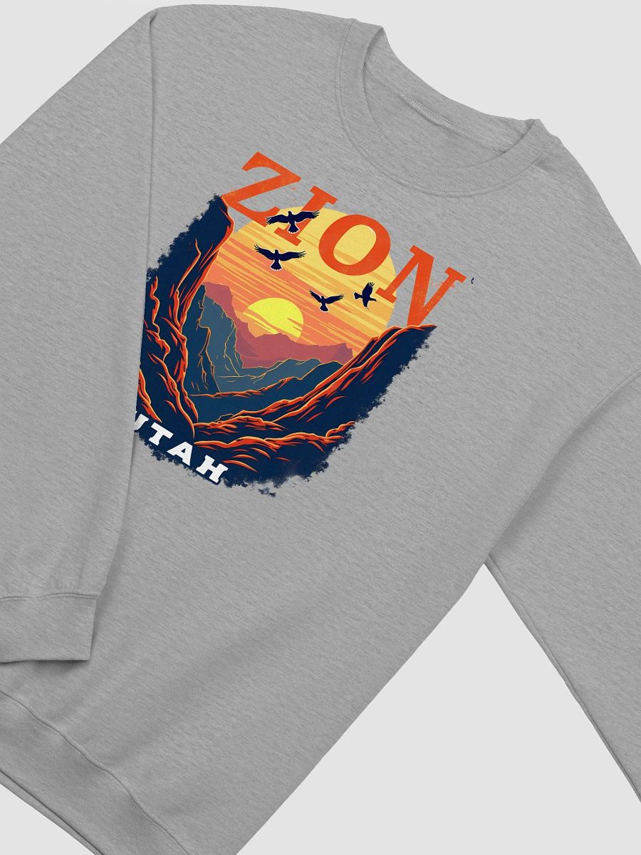 Zion Sunrise Landscape Crewneck product image (6)