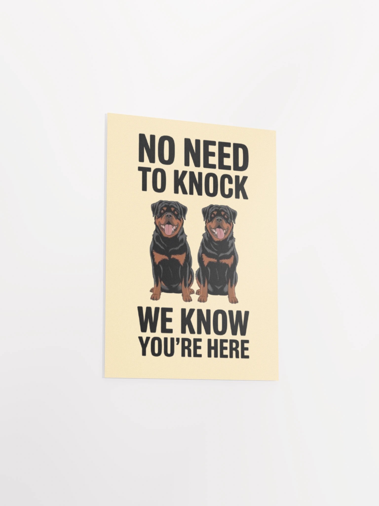 Rottweilers - No Need To Knock, We Know You Are Here product image (24)