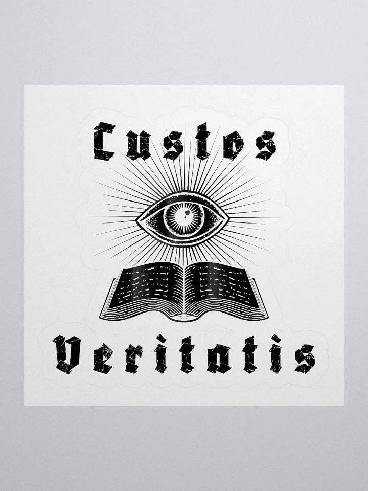 Custos Veritatis Black Eye Sticker product image (2)
